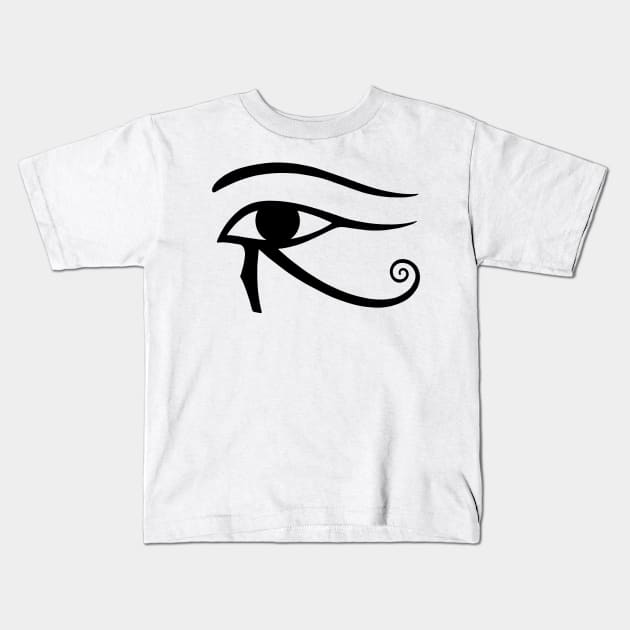 Eye of Horus Kids T-Shirt by OccultOmaStore